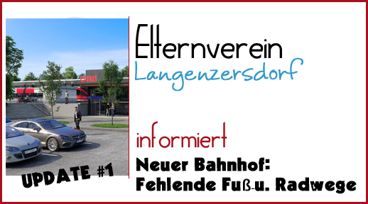 Neuer Bahnhof: Fehlende Fuß- u. Radwege für unsere Kinder! – UPDATE #1