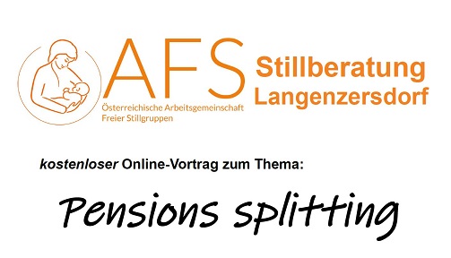 Pensions splitting – kostenloser Online-Vortrag