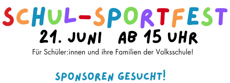 Schul-Sportfest am 21.6.2024
