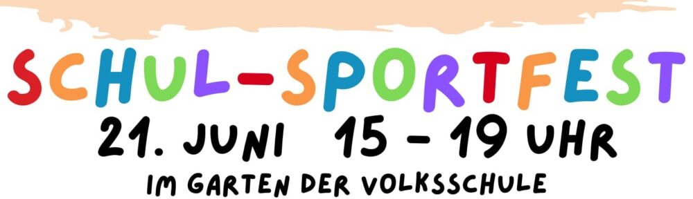 Einladung Schulsportfest 21.06.2024